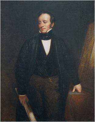 Henry William Pickersgill Portrait of Charles Barry oil painting image